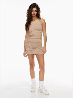 babaton hamptons mini dress ISO] [WORLD] [Size 00 or 0] Babaton Hampton Mini Dress in Navy with Iris  Print : r/AritziaBST